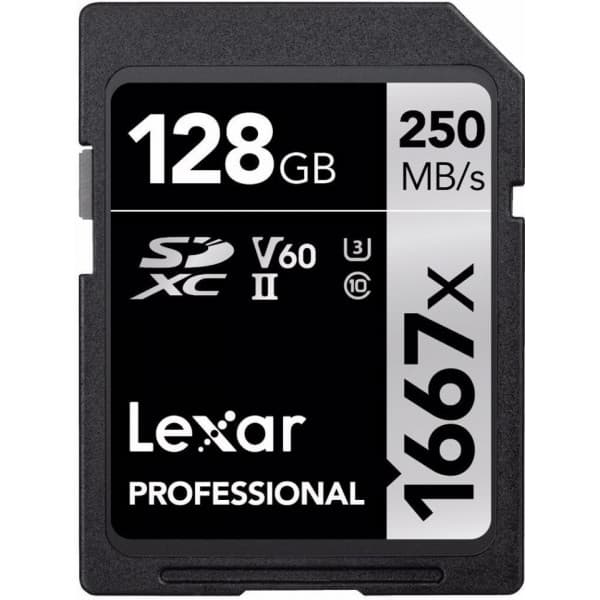 Lexar Professional 1667x 128 Gt SDXC -minneskort