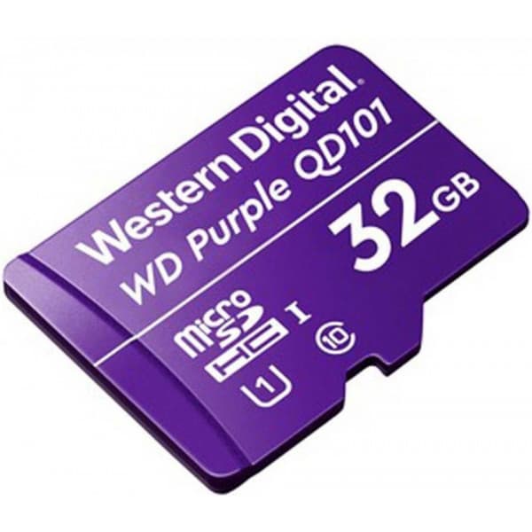 WD Purple SC QD101 Ultra Endurance microSDHC -muistikortti, 32 Gt