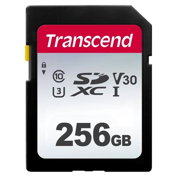 Transcend Hukommelseskort 300s Sd Class 10 256gb Sort