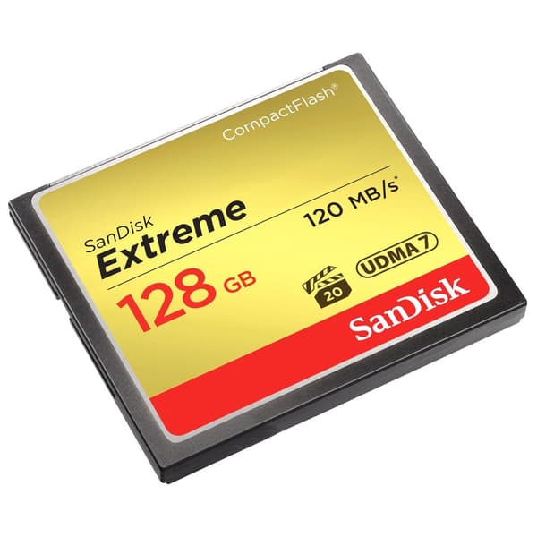 Sandisk Minneskort Extreme 128gb Svart,Guld