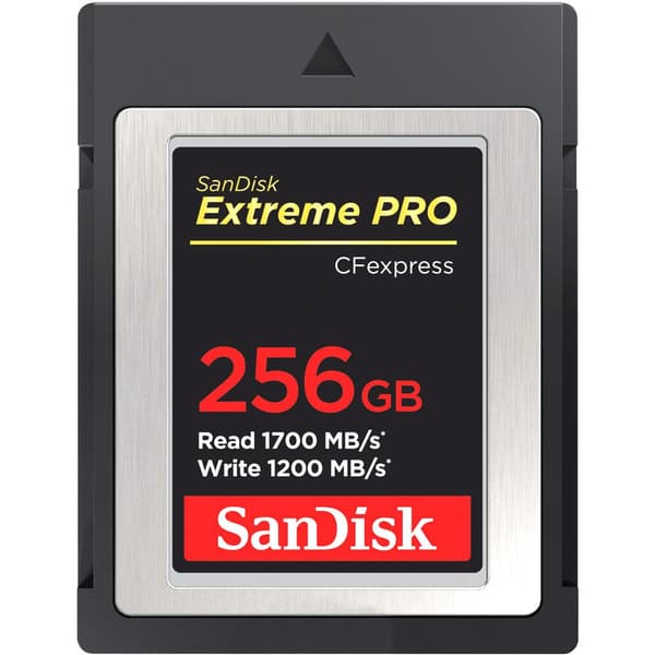 Sandisk Minneskort Extreme Pro 256gb Svart