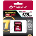 Miniatyrbillede 2 af 2: Transcend Hukommelseskort Sdxc 128gb Class10 Uhs-i 600x Ultimate Sort