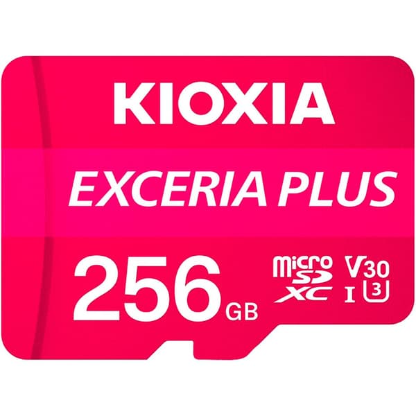 Kioxia Minneskort Exceria Plus 256gb Micro Sdxc Class 10 Uhs-1 U Rosa