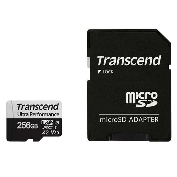 Transcend Hukommelseskort 340s 256gb Sort