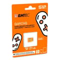 Miniatyrbillede 2 af 2: Emtec Hukommelseskort Micro Sd 512gb Orange