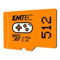 Miniatyrbillede 1 af 2: Emtec Hukommelseskort Micro Sd 512gb Orange