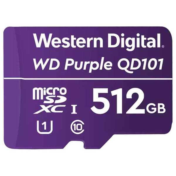 Western Digital Hukommelseskort Wdd512g1p0c Micro Sd 512 Gb Lilla