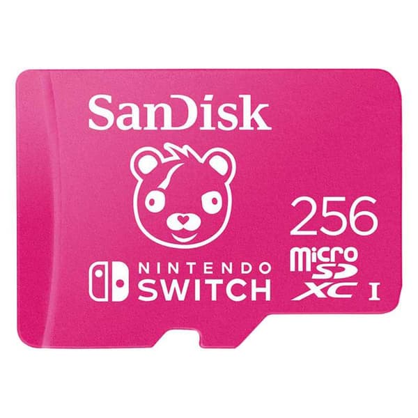Sandisk Muistikortti Nintendo Switch Fortnite Edition Microsdxc 256gb Pinkki