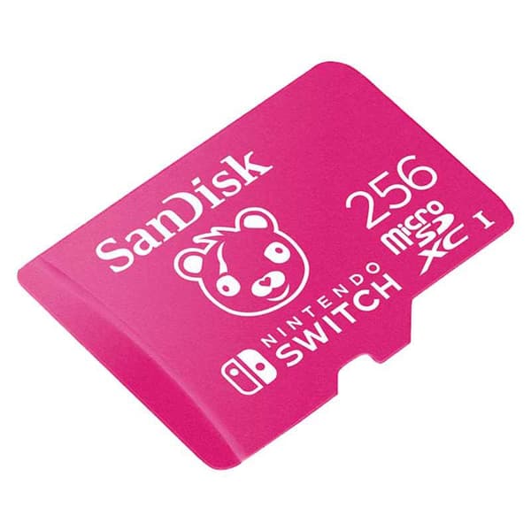 Sandisk Muistikortti Nintendo Switch Fortnite Edition Microsdxc 256gb Pinkki