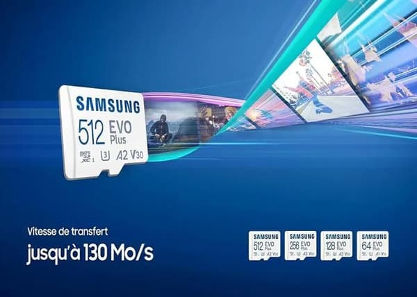 SAMSUNG 256GB MicroSD EVO PLUS minneskort