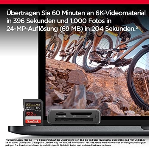 SanDisk SDSDXEP-512G-GN4IN Minneskort 512GB SDXC UHS-II Klass 10 (SDSDXEP-512G-GN4IN)