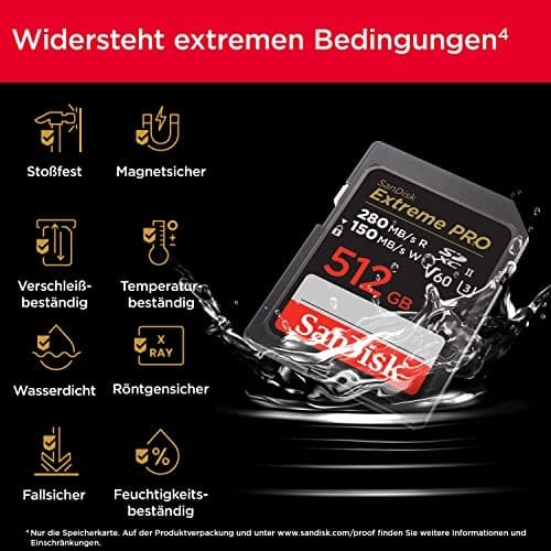 SanDisk SDSDXEP-512G-GN4IN Minneskort 512GB SDXC UHS-II Klass 10 (SDSDXEP-512G-GN4IN)