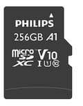 Miniatyrbild 3 av 6: Philips MicroSDXC-kort 256GB Klass 10 UHS-I U1 inkl. Adapter (FM25MP45B/00)
