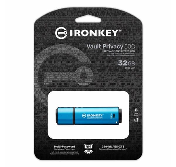 Minnestasjon flash usb-c 32gb/ikvp50c/32gb, Kingston