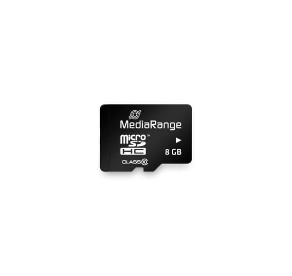 Minne micro SDHC 8gb c10/w/adapter mr957, Mediarange