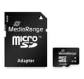 Miniatyrbild 1 av 3: Minne micro SDHC 8gb c10/w/adapter mr957, Mediarange