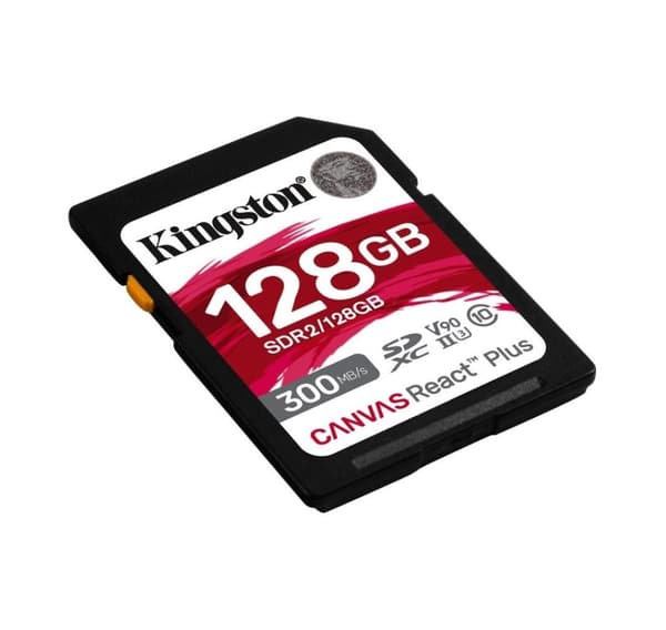 Muistikortti Kingston Canvas React Plus SD 128GB