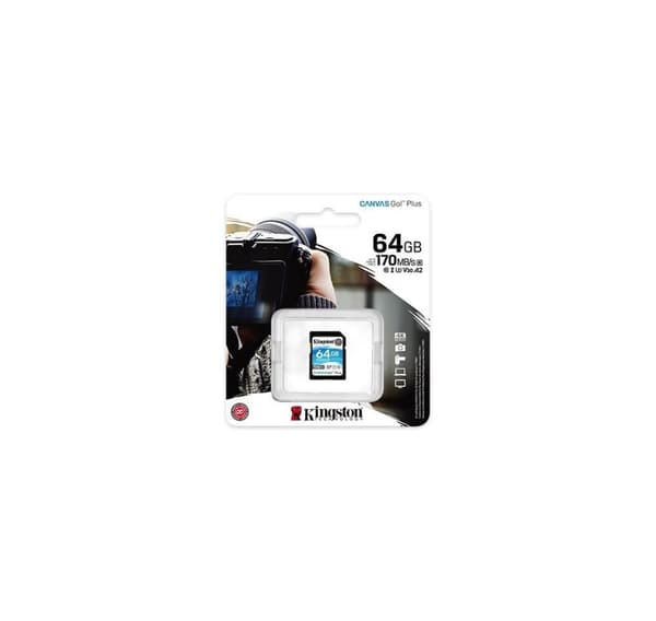 Kingston Canvas Go! Plus 64 GB, SD, Flas