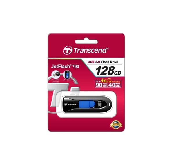 Minnestasjon flash usb3 128gb/790 ts128gjf790k, Transcend