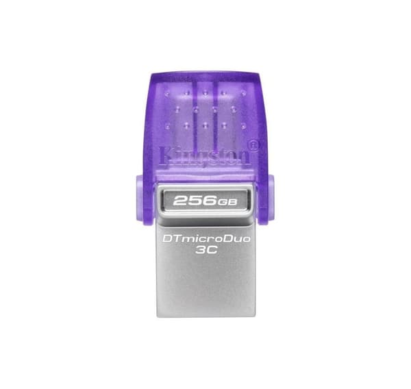 Muistiasema flash usb3.2/256gb dtduo3cg3/256gb, Kingston Ruostumaton teräs, Purppura