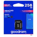 Miniatyrbillede 2 af 2: Goodram Micro Sd M1aa Cl10 Uhs-i 256gb+adapter Hukommelse Card Sort