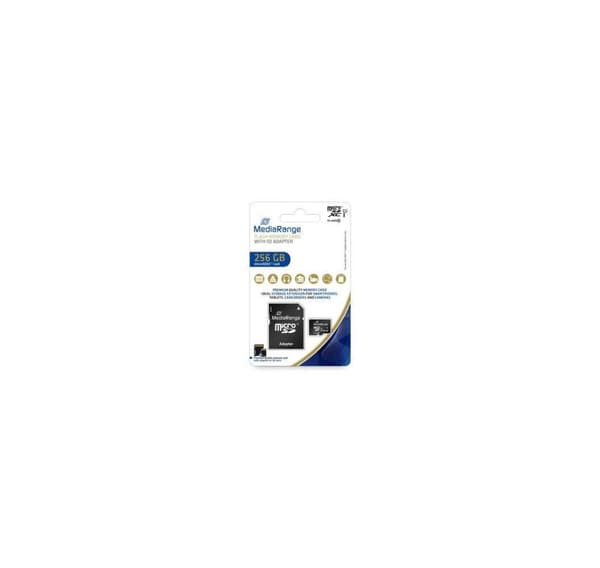 Minne micro sdxc 256gb uhs-1/w/adapter mr946, Mediarange