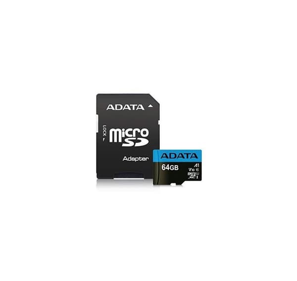 Minne micro sdxc 64gb class10/w/a ausdx64guicl10a1-ra1, Adata