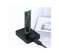 Pikkukuva 1 / 6: Pöytätietokoneen USB Type-C M.2 SATA & NVME SSD -telakointiasema, musta, GEMBIRD