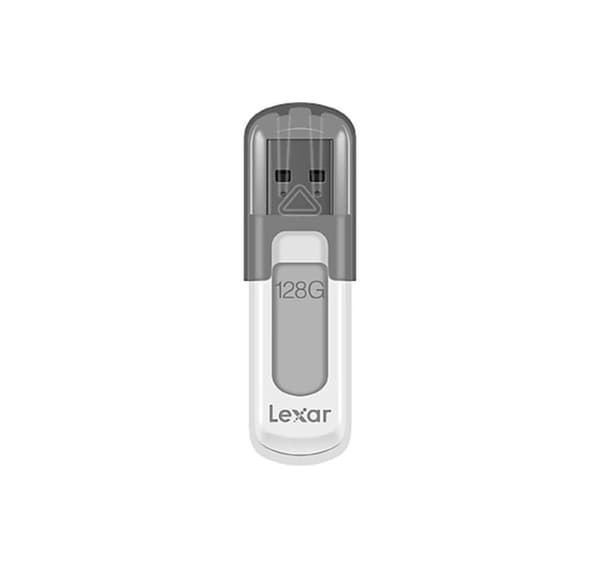 Hukommelsesdrev flash usb3 128gb/v100 ljdv100-128abgy, Lexar Grå, Hvid