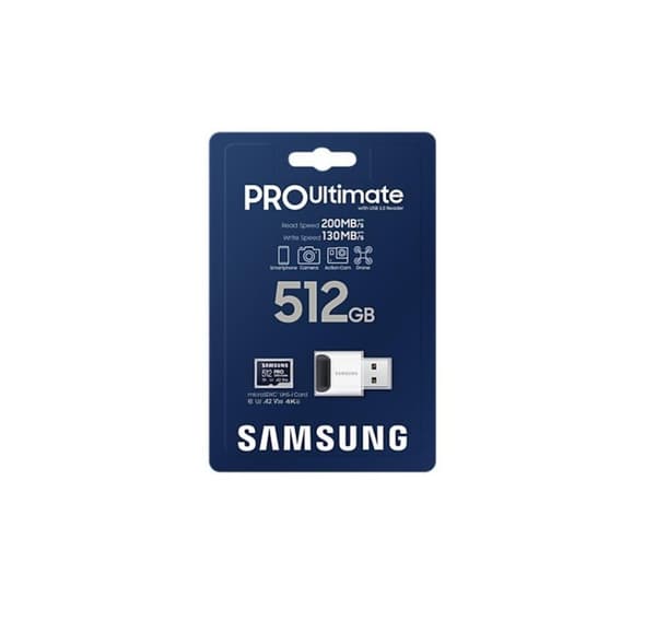 Minne micro sdxc 512gb/w/leser mb-my512sb/ww, Samsung