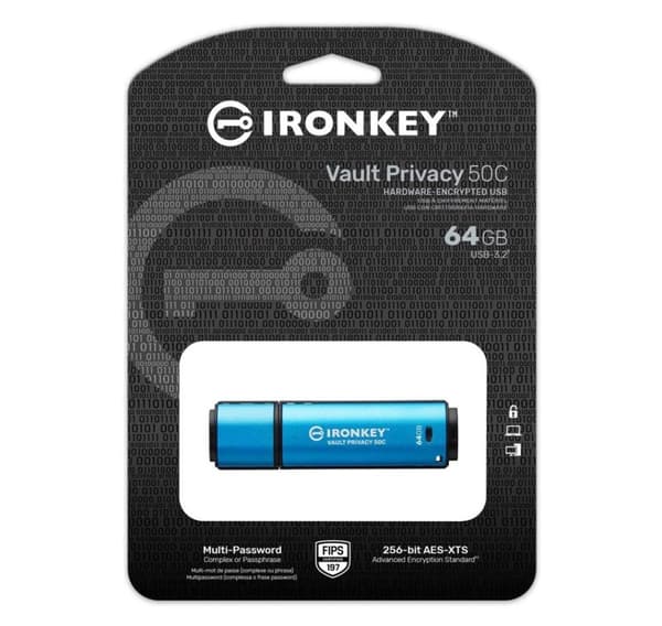 Muistiasema flash usb-c 64gb/ikvp50c/64gb, Kingston
