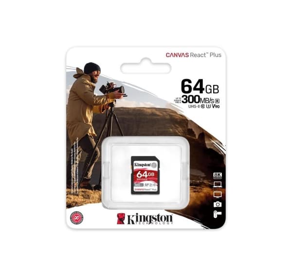 Minne sdxc 64gb c10/sdr2/64gb, Kingston