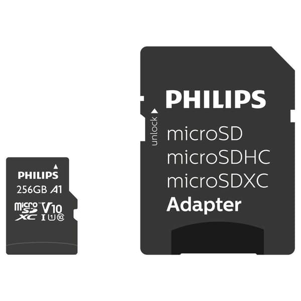 Philips Minneskort Microsdxc 256gb Durchsichtig