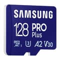 Miniatyrbillede 3 af 5: Samsung Hukommelseskort Micro Sd Pro Plus Uhs-i U3 Full Hd 4k 128gb Blå