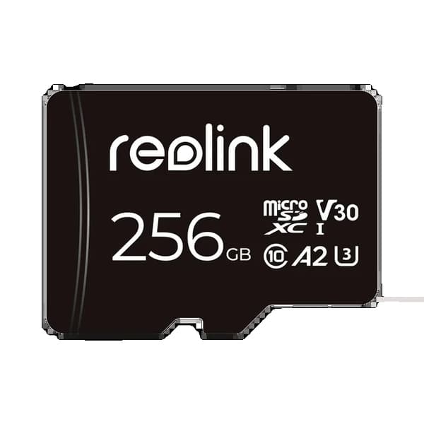 Micro SD-kort, Høj lagerkapacitet, Kompatibel med Reolink IP-kameraer, 256GB SD-kort 256GB SD card