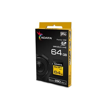 ADATA | Premier ONE | UHS-II U3| 64 GB | SDXC | Flash-minne klass 10