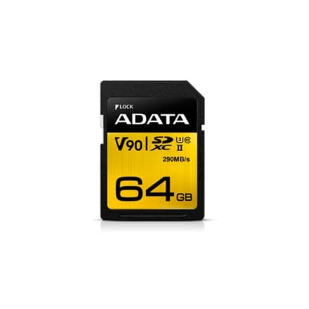 ADATA | Premier ONE | UHS-II U3| 64 GB | SDXC | Flash-minne klass 10