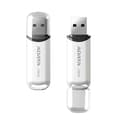 Miniatyrbillede 1 af 3: ADATA USB stick 32 GB hvid | C906 | USB 2.0 - Rummelig og pålidelig ADATA C906 bærbar hukommelse med en kapacitet på 32 GB, hvilket sikrer