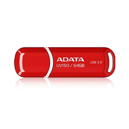 ADATA UV150 64 GB USB 3.0 i rött