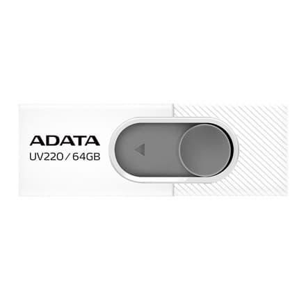 ADATA UV220 64 GB USB 2.0 Hvid og Grå Pendrive