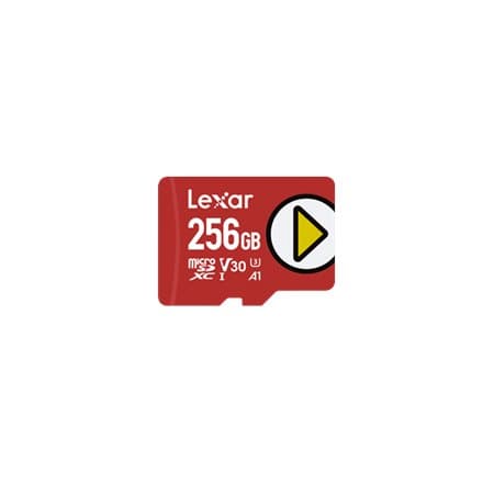 Lexar | Spela UHS-I | 256 GB | MicroSDXC | Flash-minne klass 10