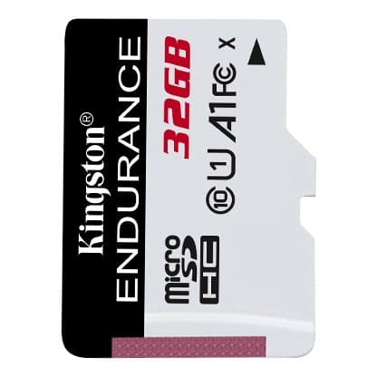 Kingston | Kestävyys | SDCE/32GB | 32 Gt | Micro SDHC | Flash-muisti luokka 10