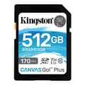 Miniatyrbild 1 av 3: Kingston | microSD-minneskort | Canvas Go! Plus | 512GB | microSDHC/SDXC | Flash-minne klass 10