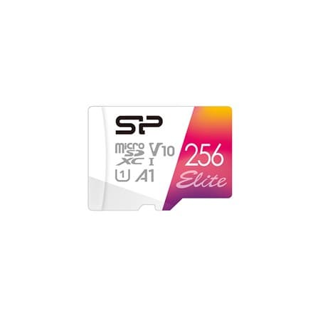 Silicon Power | microSDHC UHS-I hukommelseskort | Elite | 256 GB | microSDHC/SDXC | Flash-hukommelse klasse 10