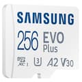 Pikkukuva 1 / 7: Samsung Muistikortti Micro Sd Evop 256gb Valkoinen