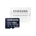 Miniatyrbild 3 av 4: Minneskort micro SD - Samsung - PRO Ultimate - 512Go - UHS-I - 200 Mo/s - 130 Mo/s