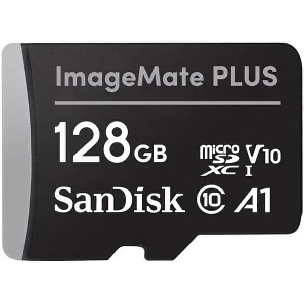 Sandisk ImageMate Plus 128GB Micro A1 V10 Klasse 10 Hukommelseskort