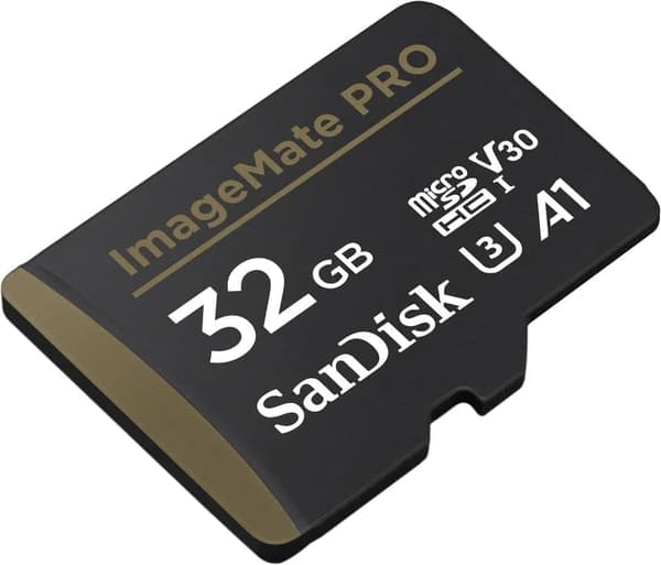 Sandisk ImageMate PRO Extreme Micro 32GB SDHC A1 U3 V30 -muistikortti