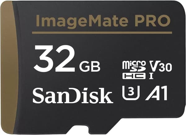 Sandisk ImageMate PRO Extreme Micro 32GB SDHC A1 U3 V30 -muistikortti