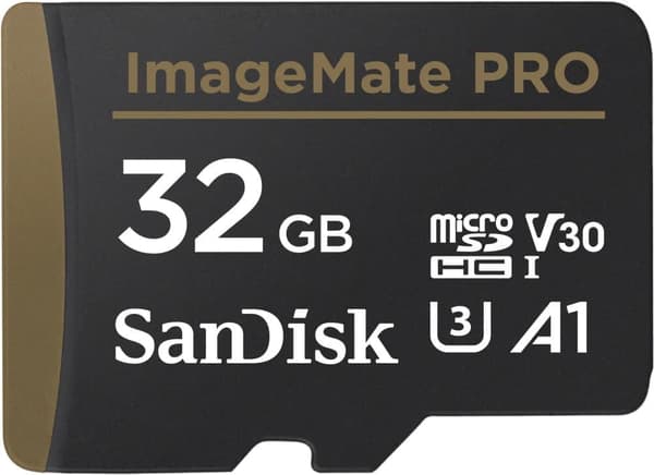 Sandisk ImageMate PRO Extreme Micro 32GB SDHC A1 U3 V30 -muistikortti